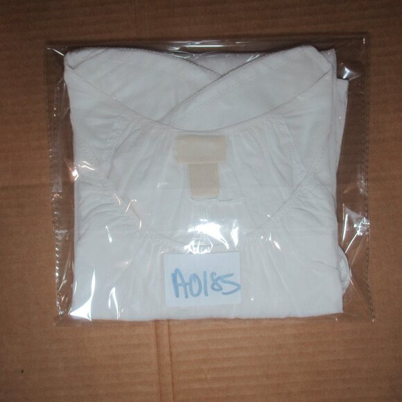 H&M Conscious Collection White Peasant Tunic Top | Size 6 - Picture 10 of 10